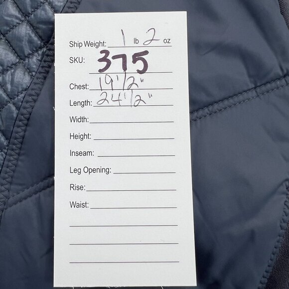 Athleta Quilted Rock Ridge PrimaLoft Lightweight Hooded Jacket Grey Size Small - Picture 10 of 10